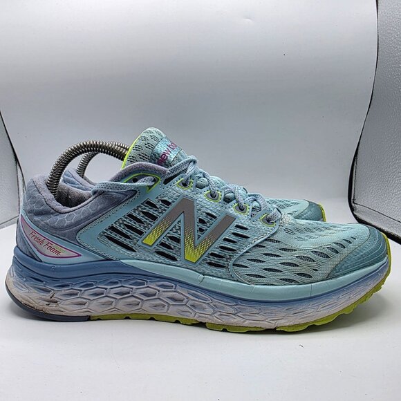 New Balance Fresh Foam 1080v8 Womens Running Shoes Size 10 Blue Mesh Comfort - Picture 12 of 13